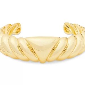 Kate Space New York French Twist Cuff Bracelet in Gold-Tone NWT MSRP $148